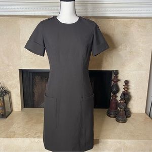 NWOT Etcetera Brown short sleeve dress size 0